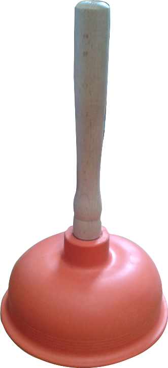 Sturalavino In Gomma Con Manico In Plastica, Lunghezza 120 Mm